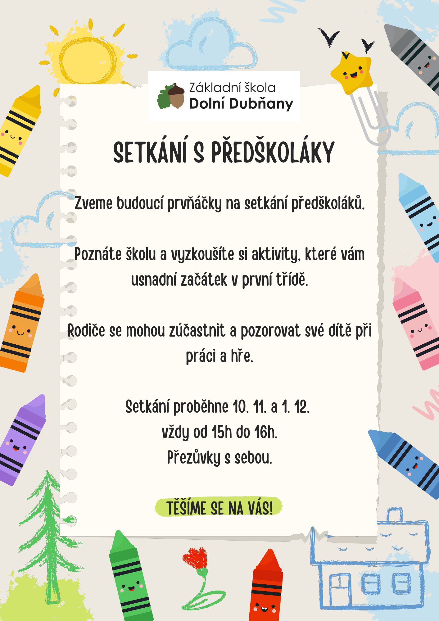 Setkání s předškoláky